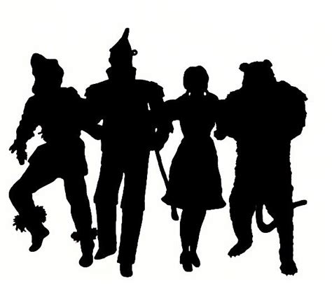 wizard of oz silhouette clip art.